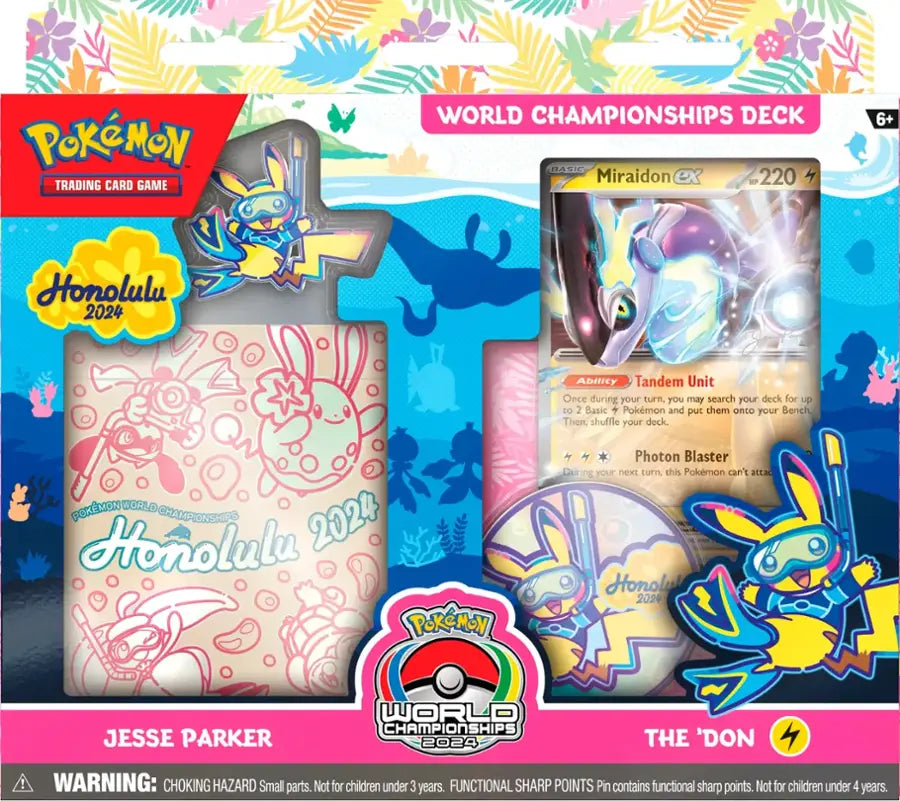 honolulu 2024 pokemon cards Pokémon TCG: 2024 Pokémon World Championships Deck Honolulu (RANDOM)