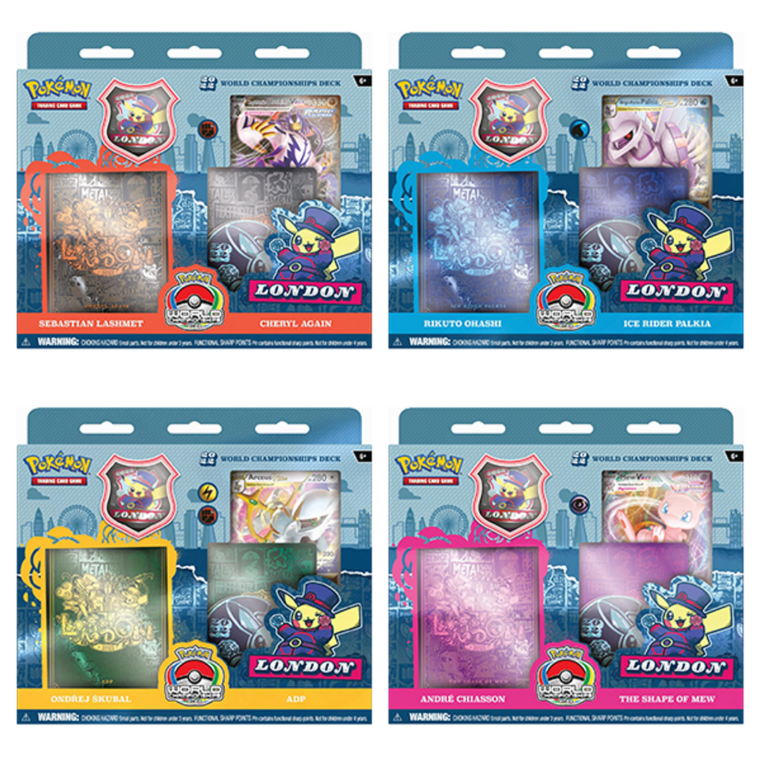 where to buy pokemon cards london Pokémon TCG: 2022 Pokémon World Championships Deck London (RANDOM)