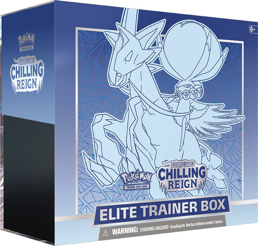 Pokémon TCG: Sword & Shield-Chilling Reign Pokémon Center Elite Trainer Box (Ice Rider Calyrex)